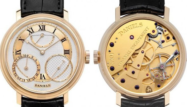 英式傳統製錶的回歸 The Daniels Co-axial escapement watch